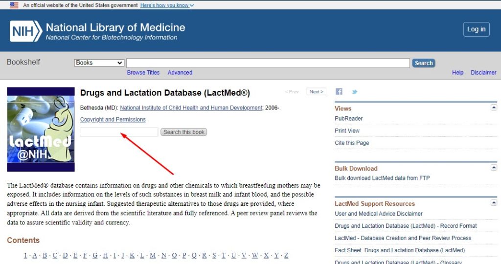 Drugs and Lactation Database (LactMed®)
